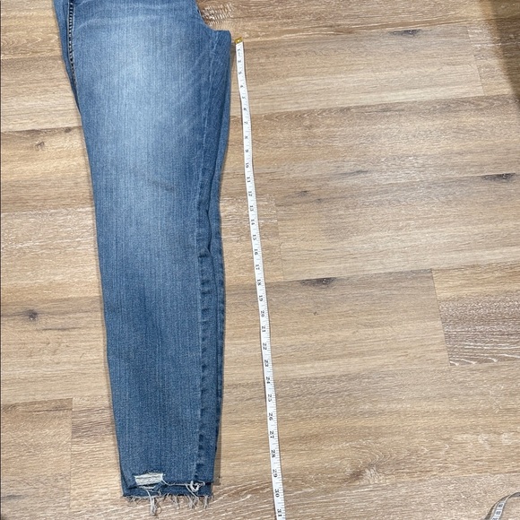 Kut from the Kloth Size 10 High Rise Faded Blue Toothpick Skinny Jeans - Picture 5 of 12